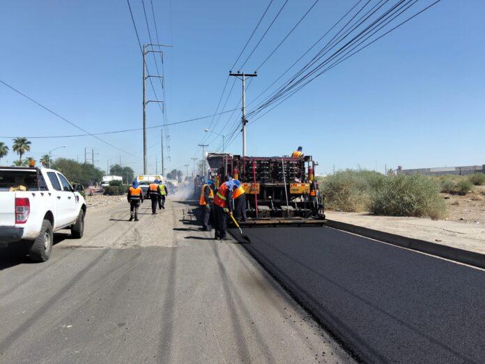 TRABAJA SIDURT EN REHABILITACIÓN DE BULEVAR VENUSTIANO CARRANZA.lasnoticias.info