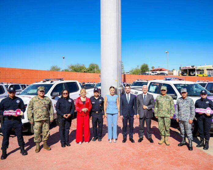 ENTREGA GOBERNADORA MARINA DEL PILAR NUEVAS UNIDADES A LA FUERZA ESTATAL DE SEGURIDAD PARA MEJORAR PROTECCIÓN A LA CIUDADANÍA