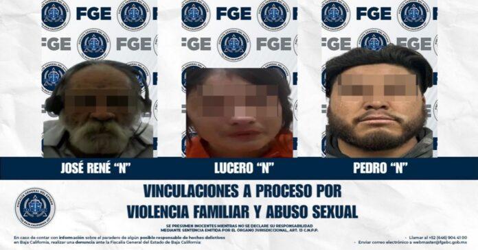 Obtiene la FGE vinculación a proceso en contra de dos hombres y una mujer por los delitos de violencia familiar y abuso sexual
