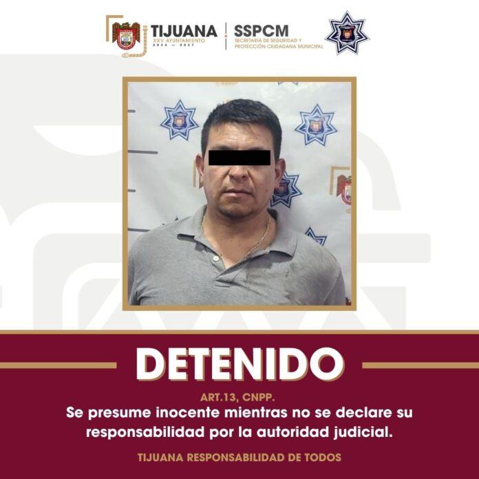 Participación ciudadana y respuesta inmediata de la Policía Municipal de Tijuana permiten la detención de presunto responsable de robo con violencia
