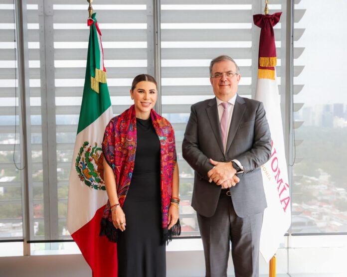COINCIDEN GOBERNADORA MARINA DEL PILAR Y SECRETARIO MARCELO EBRARD EN FORTALECER ATRACCIÓN DE INVERSIONES PARA BC