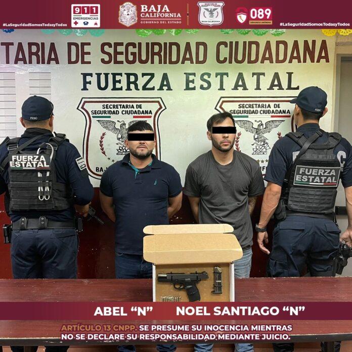 DETIENE FUERZA ESTATAL A DOS HOMBRES EN MEXICALI; LES ASEGURA ARMA DE FUEGO ABASTECIDA CON CARTUCHOS ÚTILES.lasnoticias.info DETIENE FUERZA ESTATAL A DOS HOMBRES EN MEXICALI; LES ASEGURA ARMA DE FUEGO ABASTECIDA CON CARTUCHOS ÚTILES.lasnoticias.info
