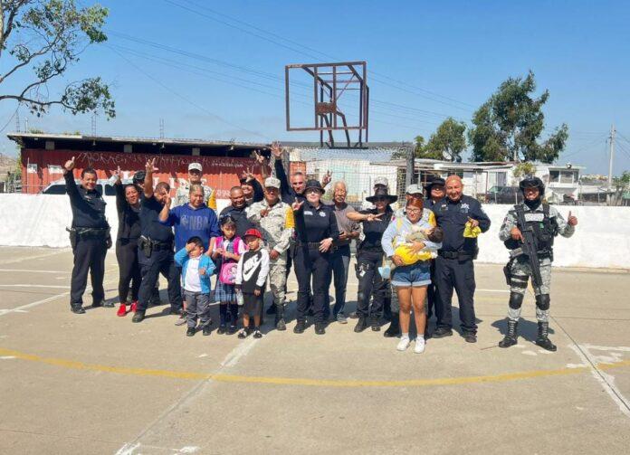 Realiza SSPCM jornada de limpieza y recuperación de espacio deportivo en la colonia Aguaje de la Tuna