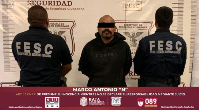 APREHENDE ESCUADRÓN VIOLETA A DOS INDIVIDUOS POR VIOLENCIA FAMILIAR EN TIJUANA.lasnoticias.info