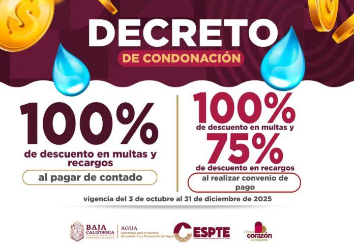 CESPTE ANUNCIA CONDONACIÓN DE MULTAS Y RECARGOS PARA USUARIOS DOMÉSTICOS Y COMERCIALES.lasnoticias.info