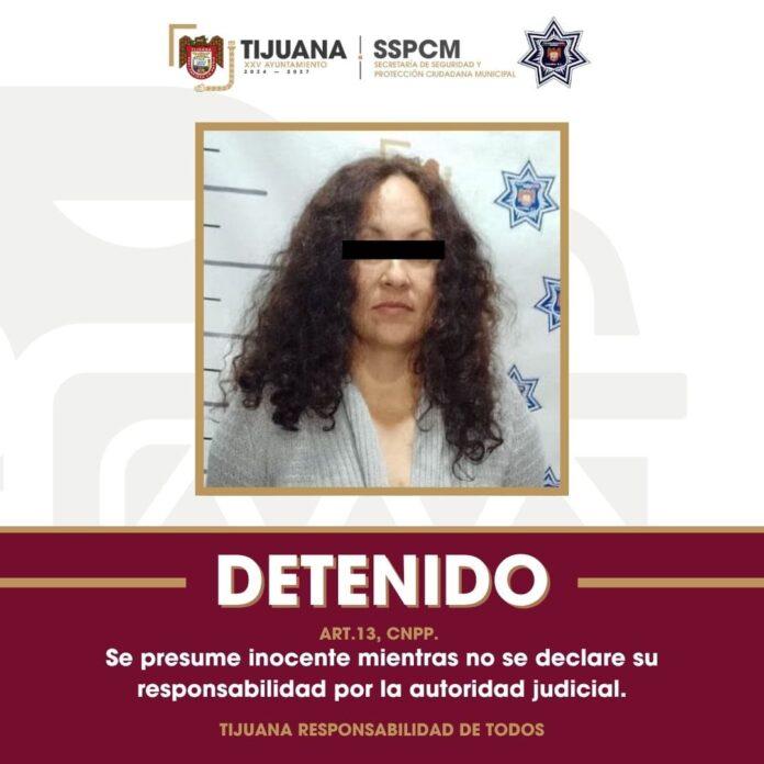 Detiene Policía Municipal a mujer por lesiones con arma punzo cortante en colonia Florido II