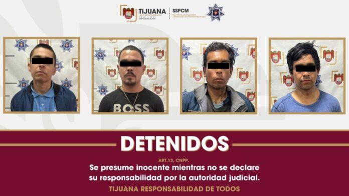 Detiene Policía Municipal a cuatro personas por delitos contra la salud
