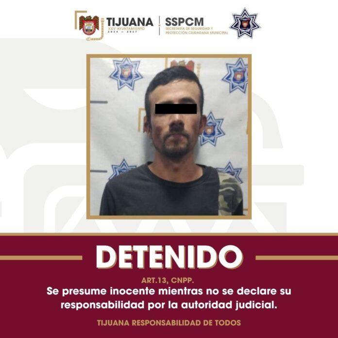Detiene Policía Municipal de Tijuana a hombre por violencia familiar contra menor de 16 años