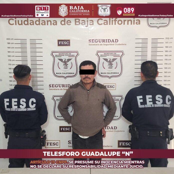 CAPTURA FUERZA ESTATAL A PRESUNTO AGRESOR SEXUAL EN ENSENADA; CUENTA CON DOS MANDATOS JUDICIALES EN SU CONTRA.lasnoticias.info