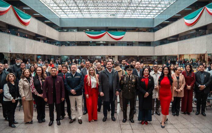 Preside Ismael Burgueño acto cívico y desfile por el 115 Aniversario de la Revolución Mexicana