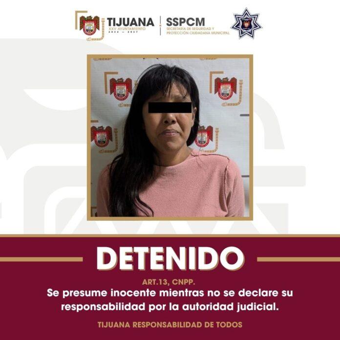 Detiene Policía Municipal a mujer por agresión familiar