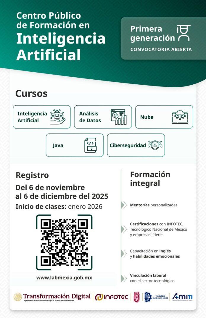 GOBIERNO DE MÉXICO Y BAJA CALIFORNIA IMPULSAN EL CENTRO PÚBLICO DE FORMACIÓN EN INTELIGENCIA ARTIFICIAL MÁS GRANDE DE AMÉRICA LATINA.lasnoticias.info