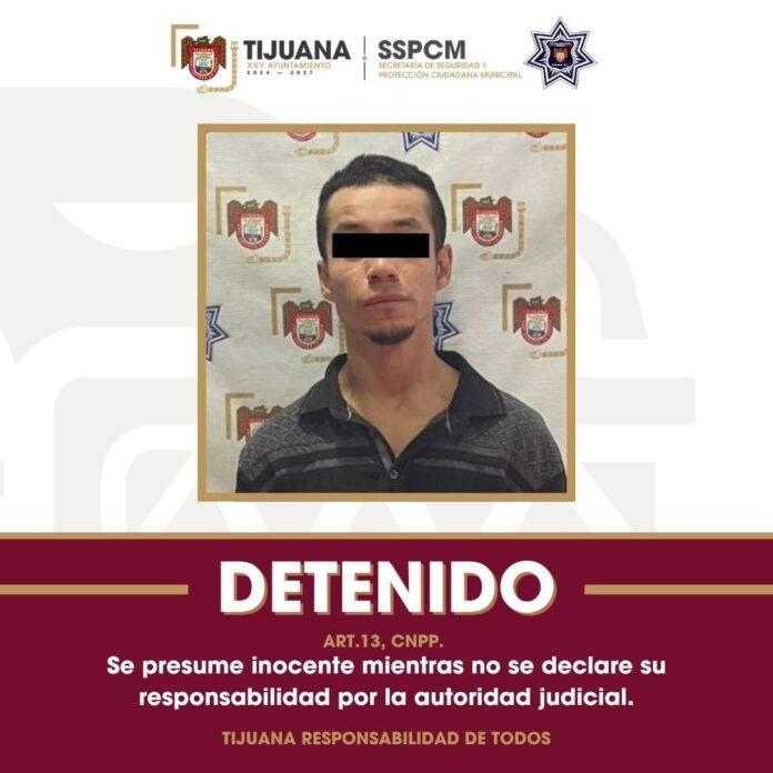 Detiene Policía Municipal a presunto agresor por violencia familiar en Paseos del Florido