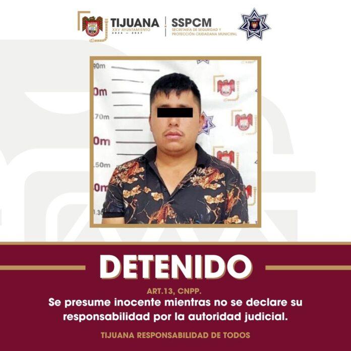 Arresta Policía Municipal a individuo señalado por agredir a su pareja sentimental