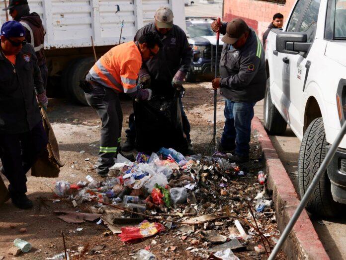 Retira Gobierno Municipal 95 toneladas de basura en colonias de las delegaciones Cerro Colorado, La Presa Abelardo L. Rodríguez y La Presa Este