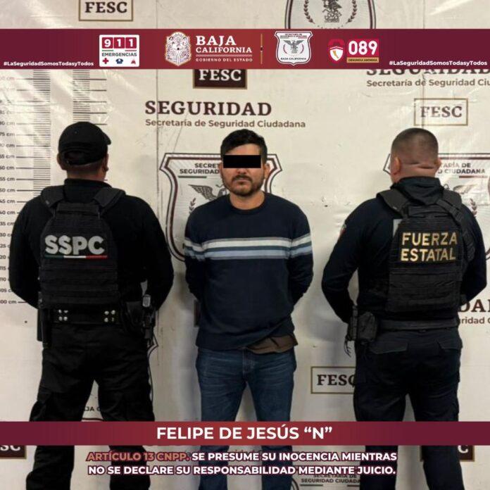 DETIENEN FESC Y SSPC A PRESUNTO HOMICIDA APODADO COMO “EL PESCADO”, EN EL MUNICIPIO DE TIJUANA.lasnoticias.info
