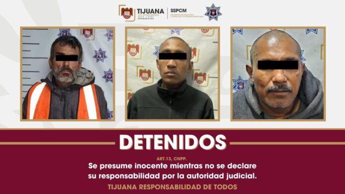 Detiene Policía Municipal a tres personas por portación de arma de fuego