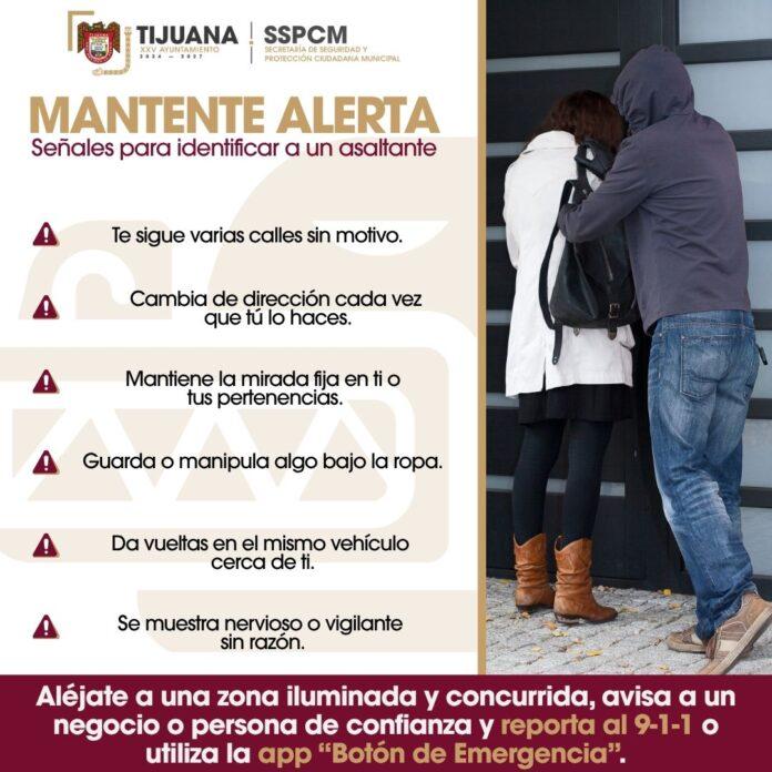 Invita SSPCM a estar alerta y prevenir robos en la vía pública