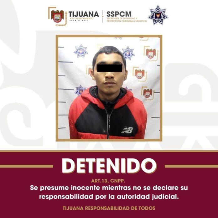 Asegura Policía Municipal de Tijuana a persona en posesión de un arma larga