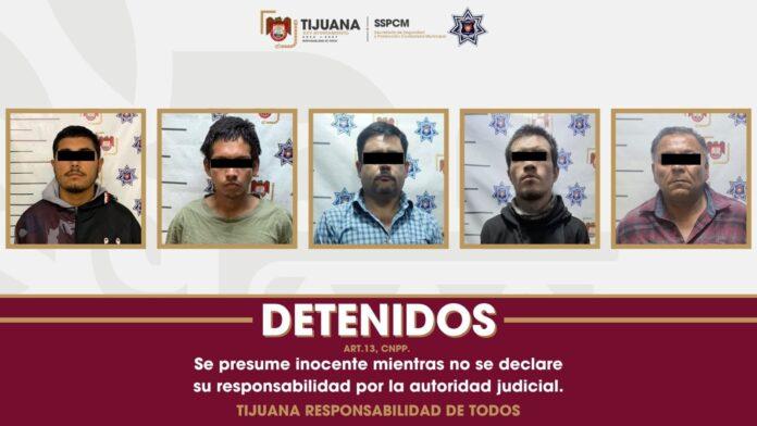 Detiene SSPCM a cinco personas armadas en distintas intervenciones