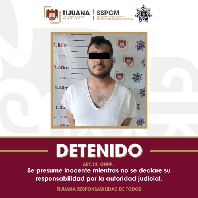 Detiene Policía Municipal de Tijuana a presunto responsable de agresión a menor en Siena Residencial