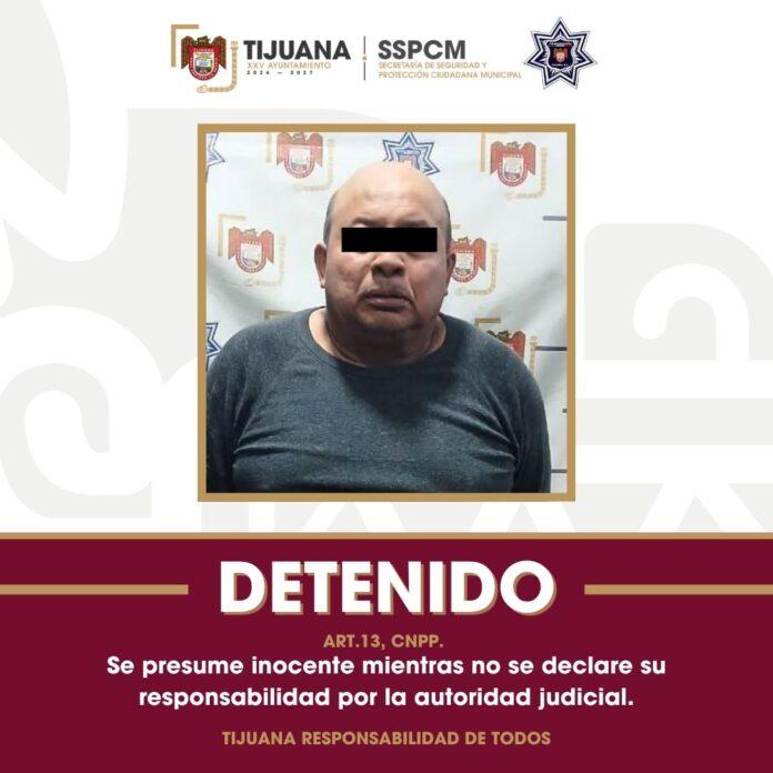 Detiene Policía Municipal de Tijuana a hombre por lesiones con arma punzocortante