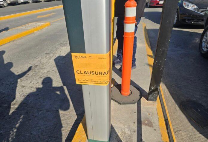 Clausura Gobierno Municipal de Tijuana estacionamientos de Plaza Río y Macro Plaza por irregularidades