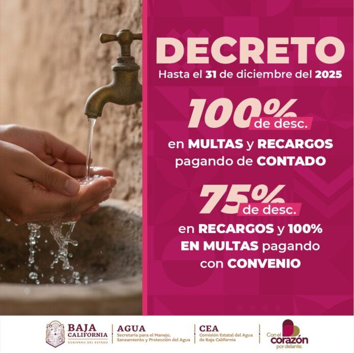 PROMUEVE SECRETARÍA DEL AGUA APROVECHAR ÚLTIMOS DÍAS DE CONDONACIÓN DE MULTAS Y RECARGOS.lasnoticias.info