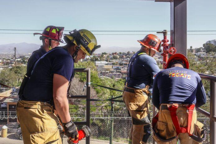 CONCLUYE CAPACITACIÓN EN MANEJO DE MANGUERAS Y STANDPIPE PARA BOMBEROS EN PROTECCIÓN CIVIL BC.lasnoticias.info