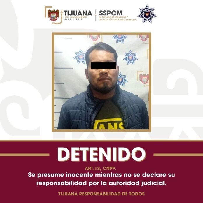 Captura Policía Municipal a sujeto por amenazas y portación de arma de fuego