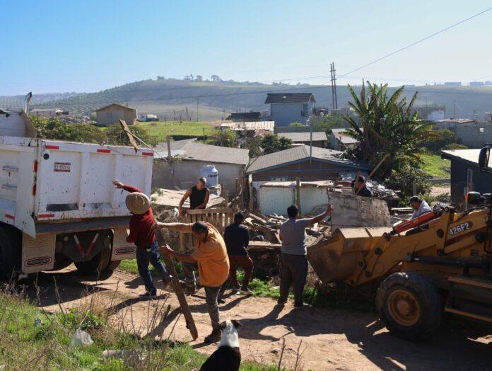 Retira Gobierno Municipal más de 14 toneladas de basura de colonias El Tecolote, Todos los Santos y Avenida Internacional