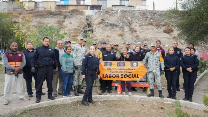 Realiza SSPCM jornada de limpieza interinstitucional en el Parque Laurel I