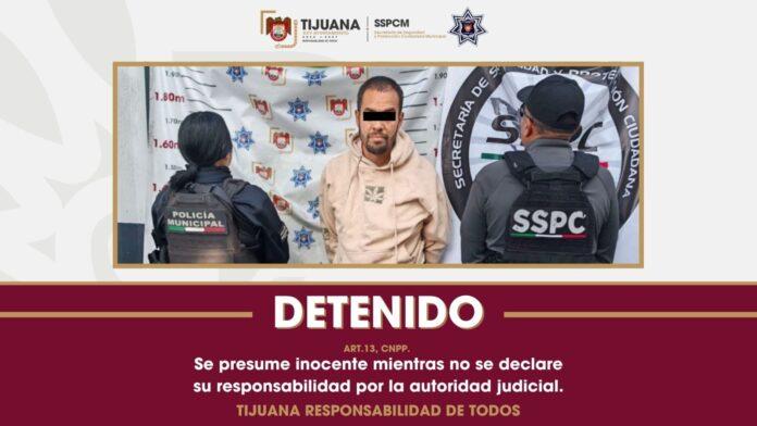 Asegura Policía Municipal a hombre armado con droga dentro de un domicilio en colonia El Tecolote