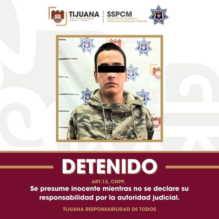 Arresta Policía Municipal a objetivo prioritario del distrito Sánchez Taboada tras asalto a conductor de plataforma