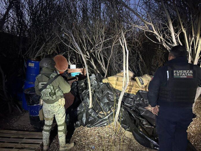 LOCALIZAN FUERZAS DE SEGURIDAD DE BC LABORATORIO CLANDESTINO EN ENSENADA.lasnoticias.info