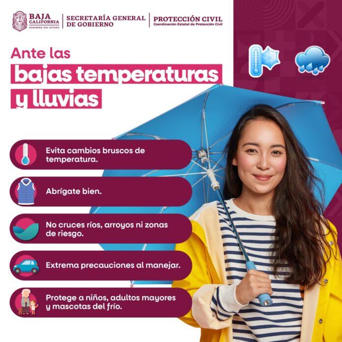 ADVIERTE PROTECCIÓN CIVIL BC CONTINUIDAD DE PRECIPITACIONES ESTA SEMANA.lasnoticias.info