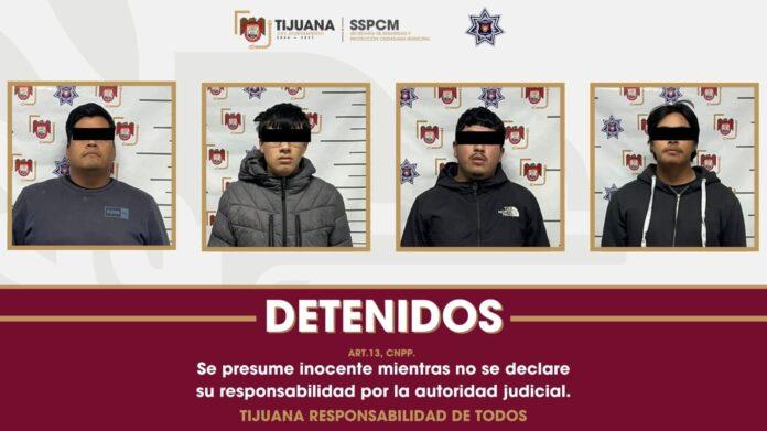 Detiene Policía Municipal de Tijuana a tres personas por posesión de pirotecnia y una más por el delito de cohecho