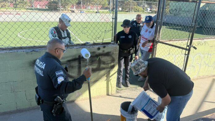 Realiza SSPCM jornada de limpieza y recuperación de espacios públicos en Terrazas del Valle