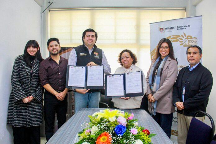 Firma Gobierno Municipal de Tijuana convenio de colaboración con la Preparatoria Federal Lázaro Cárdenas II para fortalecer el desarrollo integral de las juventudes