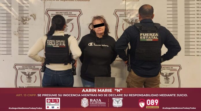 DETIENE FUERZA ESTATAL A FUGITIVA DE ESTADOS UNIDOS BUSCADA POR HOMICIDIO; FUE UBICADA EN TIJUANA.lasnoticias.info