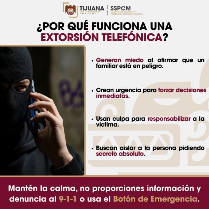 Exhorta SSPCM a la ciudadanía a prevenir y denunciar la extorsión telefónica