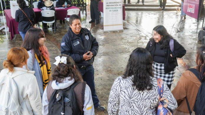 Realiza SSPCM jornada de labor social y atención ciudadana en el Parque Teniente Guerrero