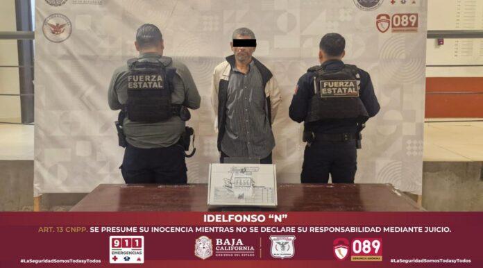 ARRESTA FUERZA ESTATAL A HOMBRE CON ARMA DE FUEGO EN TIJUANA.lasnoticias.info