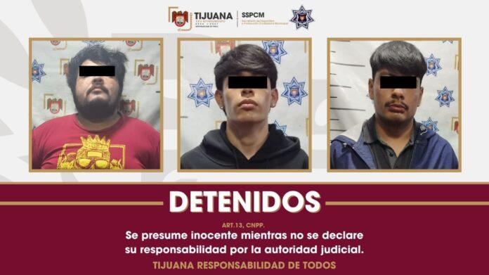 Asegura Policía Municipal a tres personas por portación de 750 dosis de 