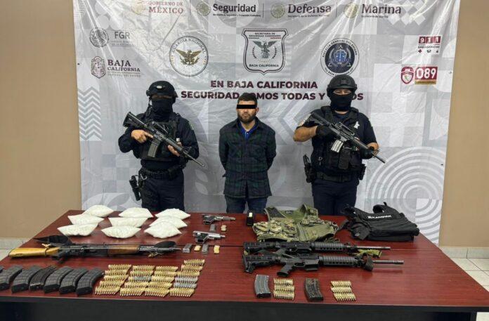 CAPTURA FESC A OBJETIVO DELICTIVO EN SAN QUINTÍN.lasnoticias.info