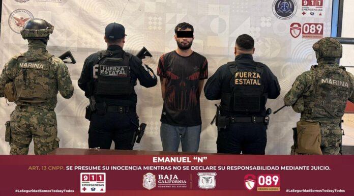 EN COORDINACIÓN, FUERZA ESTATAL Y MARINA DETIENEN A SUJETO CON ORDEN DE APREHENSIÓN POR HOMICIDIO.lasnoticias.info