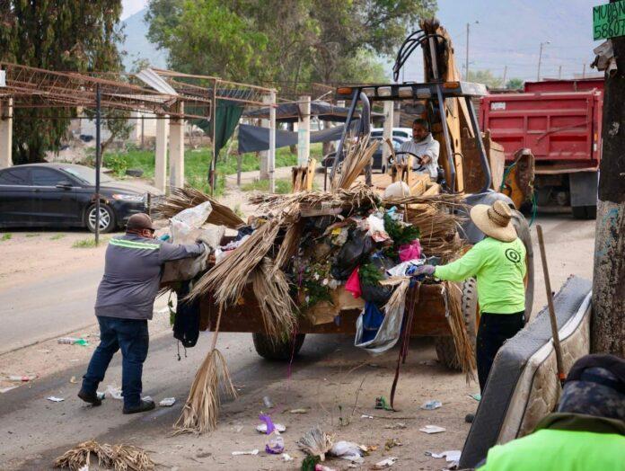 Recolecta Gobierno Municipal más de 105 toneladas de basura y escombro