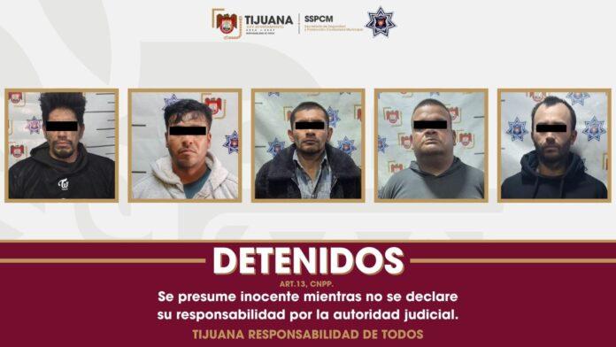 Asegura SSPCM a varias personas armadas en distintos hechos como parte del reforzamiento de la presencia policial