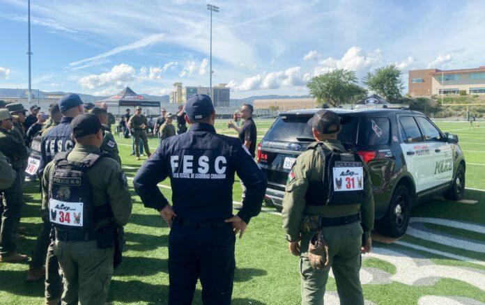 Destaca Unidad de Operaciones Caninas de Tijuana en competencia internacional en Estados Unidos