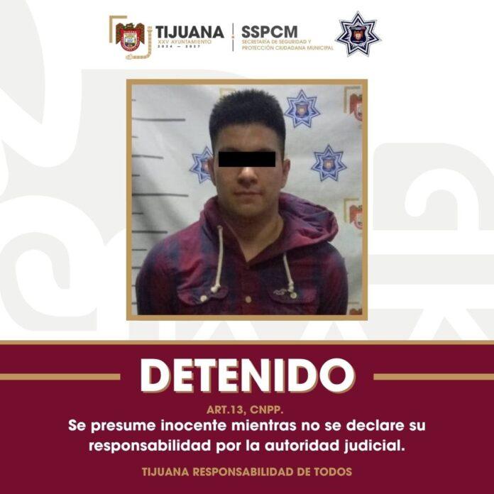 Asegura Policía Municipal a presunto responsable de robo con violencia a transeúnte y lesiones